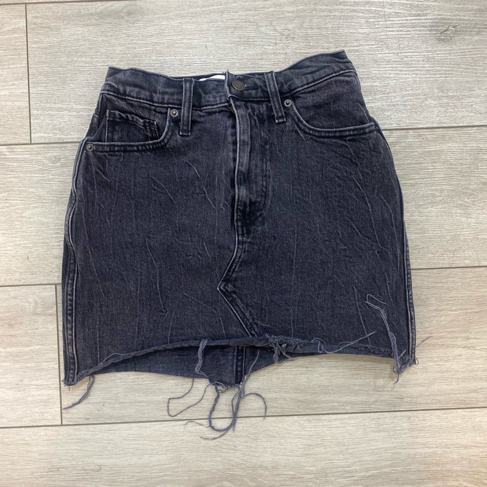 Abercrombie & Fitch Black Denim Skirt | Size 0